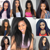 Afro Natural Virgin Kinky Straight Hair Bundles Outre Big Beautiful Hair Clip Ins 
