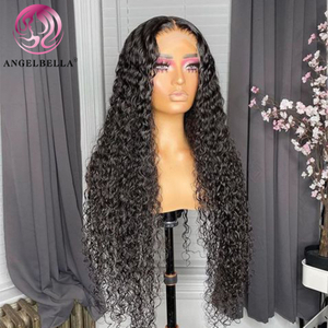 AngelBella DD Diamond Hair HD 13x4 Virgin Hair Deep Wave Lace Front Wigs For Black Women
